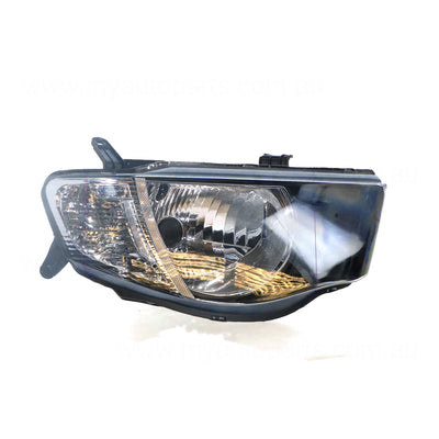 Head Lamp Drivers Side Certified Suits Mitsubishi Triton MN 2009 to 2015
