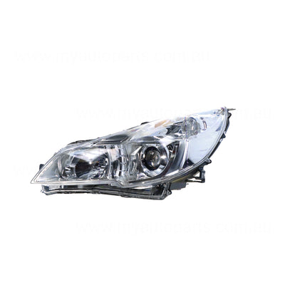 Halogen Head Lamp Passenger Side Genuine suits Subaru Liberty/Outback BM/BR 2009 to 2014