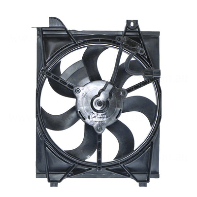 A/C Condenser Fan Assembly Aftermarket Suits Kia Rio JB 2005 to 2011