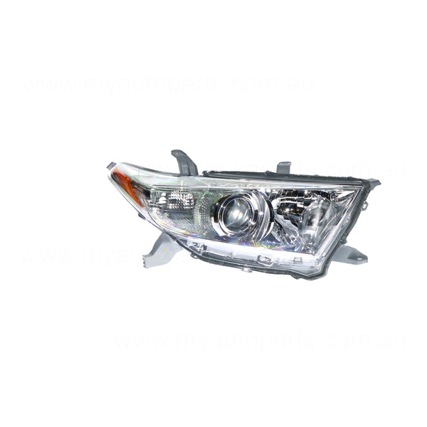 Head Lamp Drivers Side OEM Suits Toyota Kluger GSU40R/GSU45R 2010 to 2013