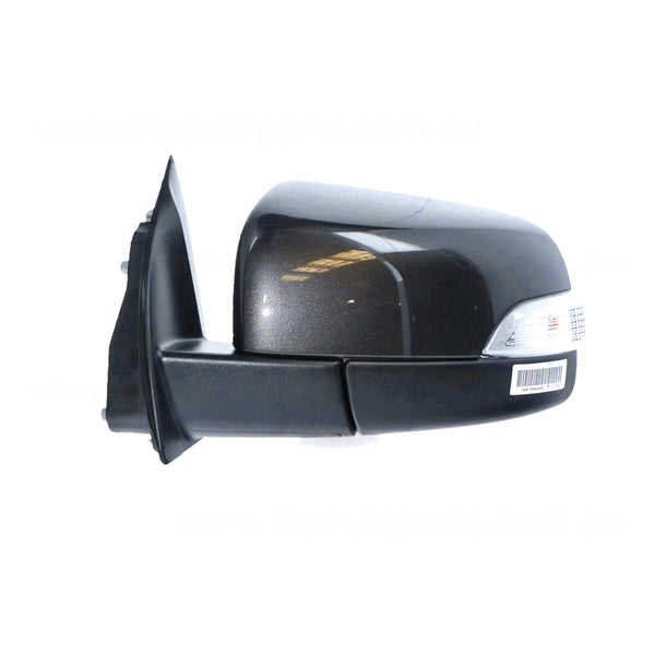 Black Door Mirror Electric With Indicator Passenger Side OEM Suits Ford Ranger Wildtrak PXII 7/2015 to 9/2018