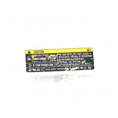 Toyota Camry OEM Warning Decal 03/2021 to / - 8872333170