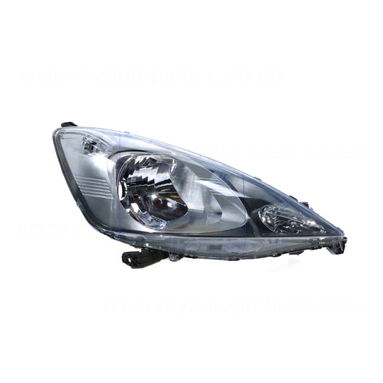 Halogen Manual Adjust Head Lamp Drivers Side Certified Suits Honda Jazz GE 2008 to 2011