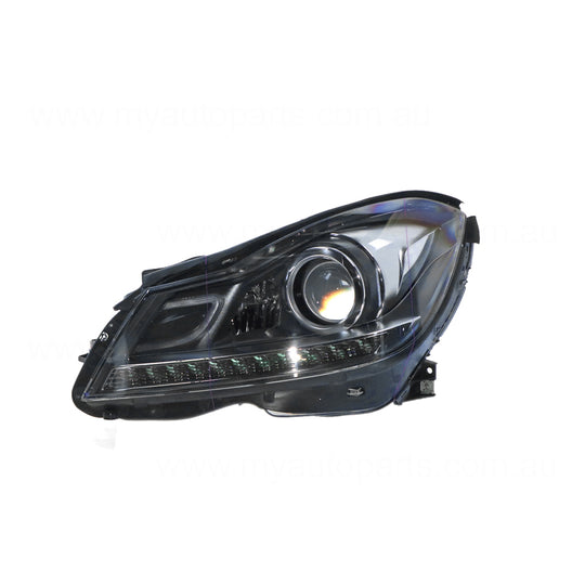 Bi-Xenon Head Lamp Passenger Side OES suits Mercedes-Benz C Class 2011 to 2016