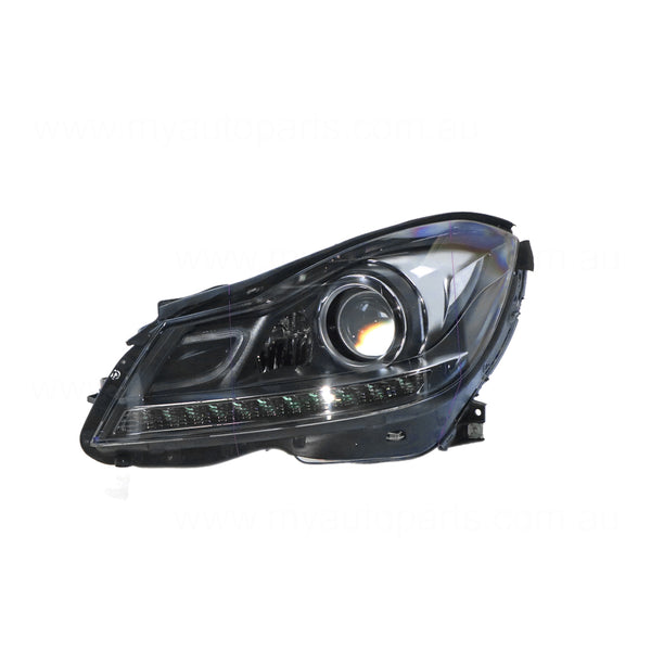 Bi-Xenon Head Lamp Passenger Side OES suits Mercedes-Benz C Class 2011 to 2016