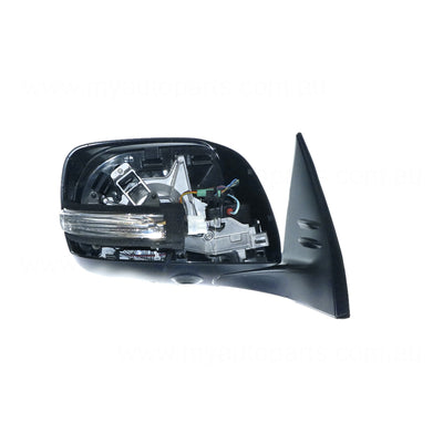 Door Mirror With Blind Spot & Indicator Drivers Side Genuine suits Toyota Prado 150 Series 2013 to 2017