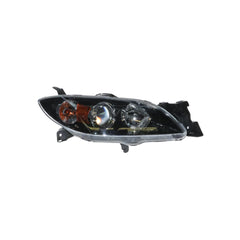 Head Lamp Drivers Side Genuine Suits Mazda 3 BK Sedan 2004 to 2009