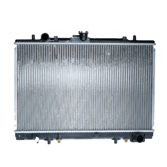 Radiator 35 / 35 mm Plastic Aluminium 375 x 598 x 32 mm Automatic 2.4L L 4G64T Aftermarket Suits Mitsubishi Triton MK 1996 to 2006