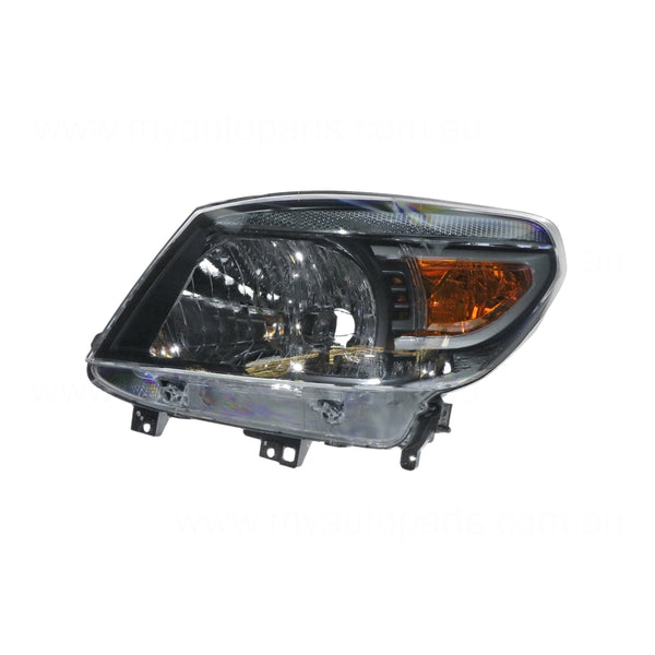 Halogen Manual Adjust Head Lamp Passenger Side OEM Suits Ford Ranger PK 2009 to 2011
