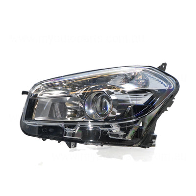 Halogen Electric Adjust Head Lamp Passenger Side Genuine Suits Nissan Dualis J10 2010 to 2014