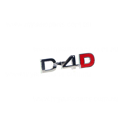 Emblem Genuine "D-4D" suits Toyota Hilux 2005 to 2015