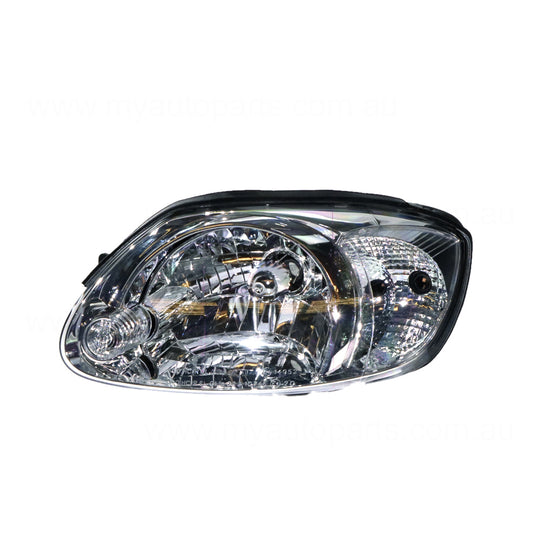 Head Lamp Passenger Side Certified Suits Hyundai Accent GL LC 8/2003 to 2006