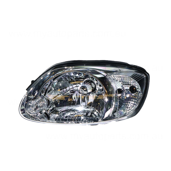 Head Lamp Passenger Side Certified Suits Hyundai Accent GL LC 8/2003 to 2006