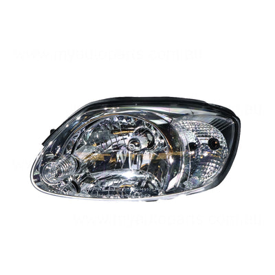 Head Lamp Passenger Side Certified Suits Hyundai Accent GL LC 8/2003 to 2006