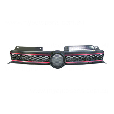 Grille Aftermarket Suits Volkswagen Golf MK 6 2009 to 2013