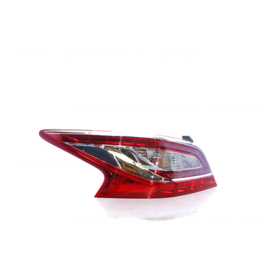 Red/Clear Tail Lamp Passenger Side Genuine Suits Nissan Altima L33 2013 to 2017