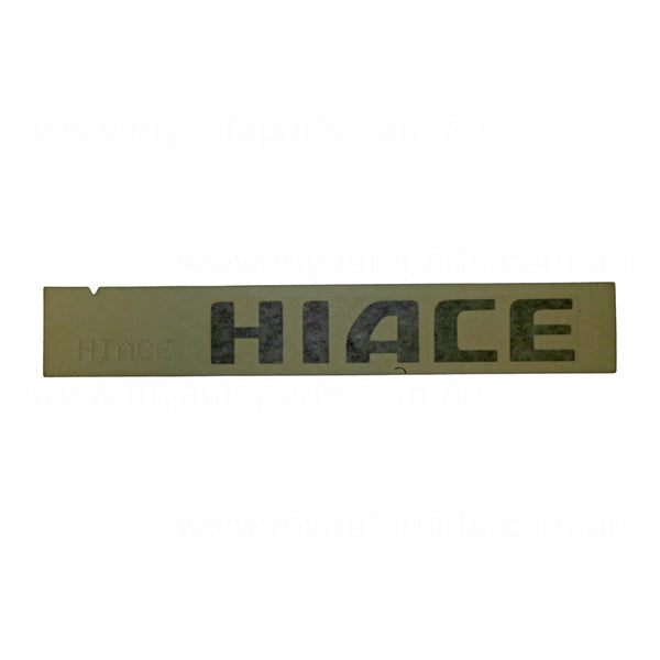 Decal OEM suits Toyota Hiace