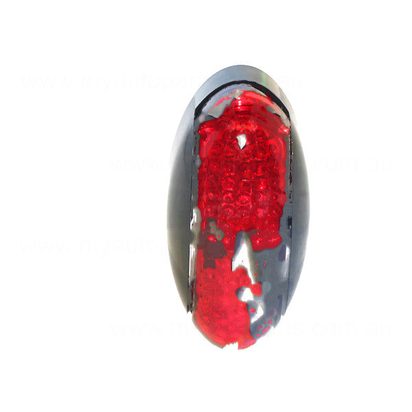 Red Rear Oval LED Marker Light 10-30V