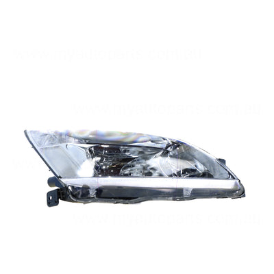Head Lamp Drivers Side Genuine Suits Honda Accord CM 11/2002 to 5/2006