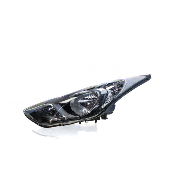 Halogen Head Lamp Passenger Side Certified Suits Hyundai Elantra MD 2011 to 2013