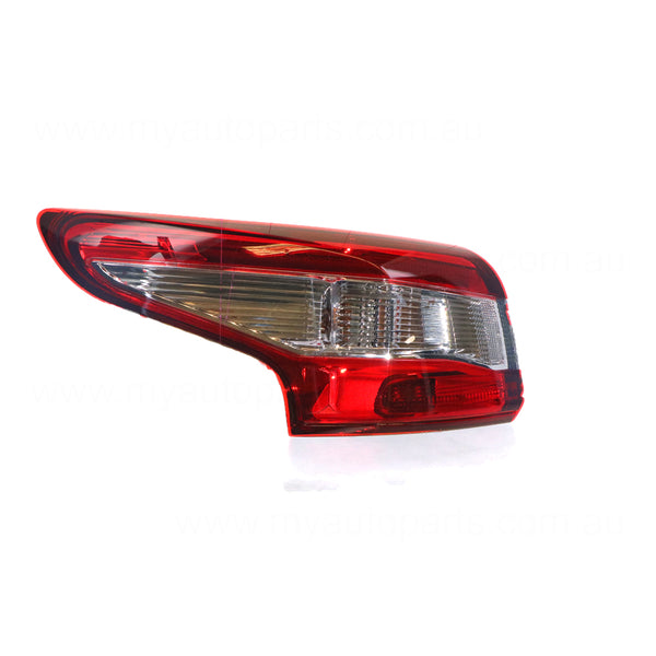 Black Red/Clear Tail Lamp Passenger Side OEM Suits Nissan Qashqai J11 2014 to 2018
