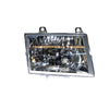 Halogen Manual Adjust Head Lamp Drivers Side Certified Suits Mazda B Series UN 2002 to 2006