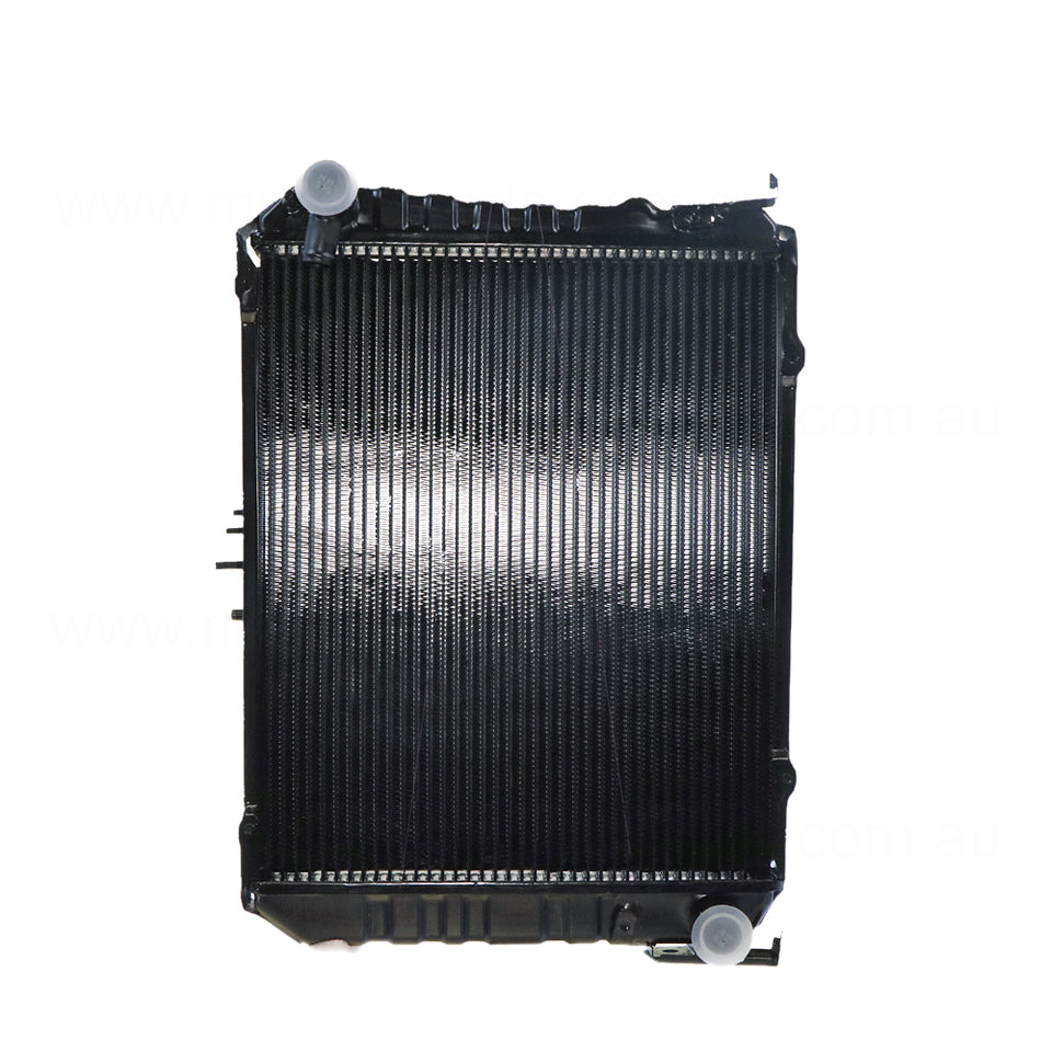 Radiator 35 / 35 mm Brass Copper 490 x 410 x 48 mm Mauto 2.4 L 2RZ Aftermarket Suits Toyota Hiace RZH / LH10# 1989 to 2005