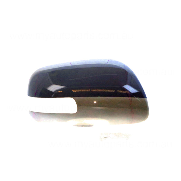 White Door Mirror Cover Drivers Side OEM Suits Toyota Yaris Sedan NCP93R 2008 to 2016