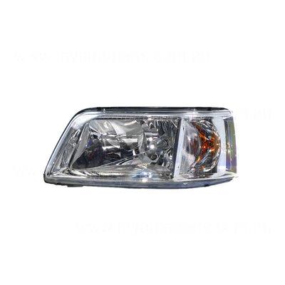 Halogen Electric Adjust Head Lamp Passenger Side OES Suits Volkswagen Transporter T5 2004 to 2015