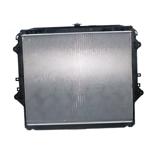 Radiator 35 / 35 mm Plastic Aluminium 550 x 656 x 16 mm Automatic 2.7 L 2TRFE OEM Suits Toyota Hilux TGN121R 2015 to 2020