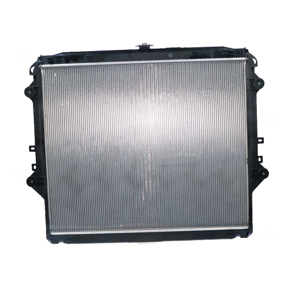 Radiator 35 / 35 mm Plastic Aluminium 550 x 656 x 16 mm Automatic 2.7 L 2TRFE OEM Suits Toyota Hilux TGN121R 2015 to 2020