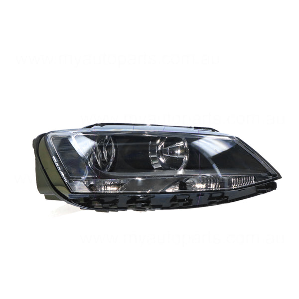 Halogen Manual Adjust Head Lamp Drivers Side Certified Suits Volkswagen Jetta 1B 2011 to 2017