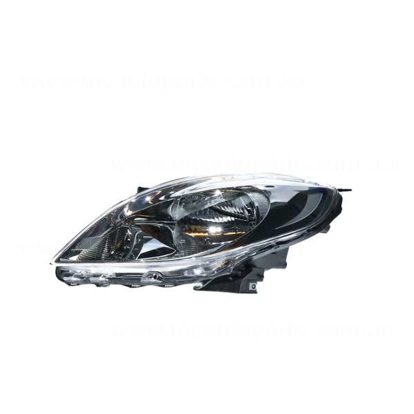 Halogen Head Lamp Passenger Side OEM Suits Nissan Almera N17 2012 to 2014