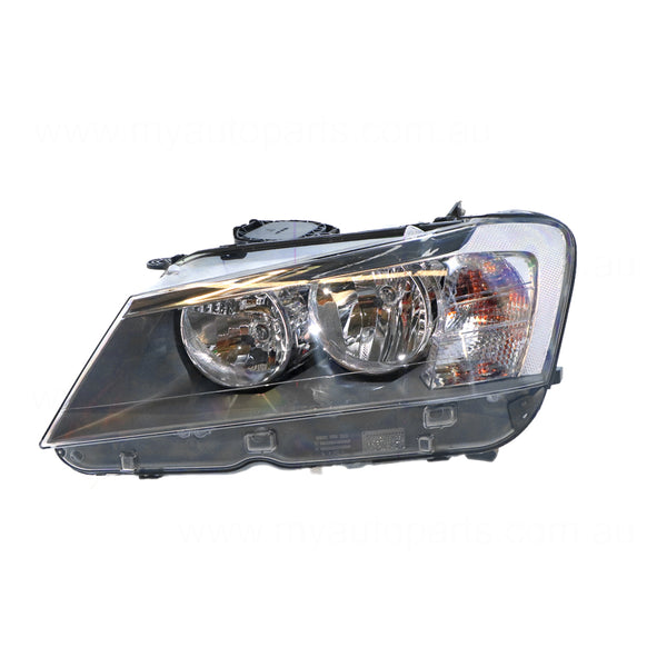 Halogen Head Lamp Passenger Side OES Suits BMW X3 F25 2011 to 2014