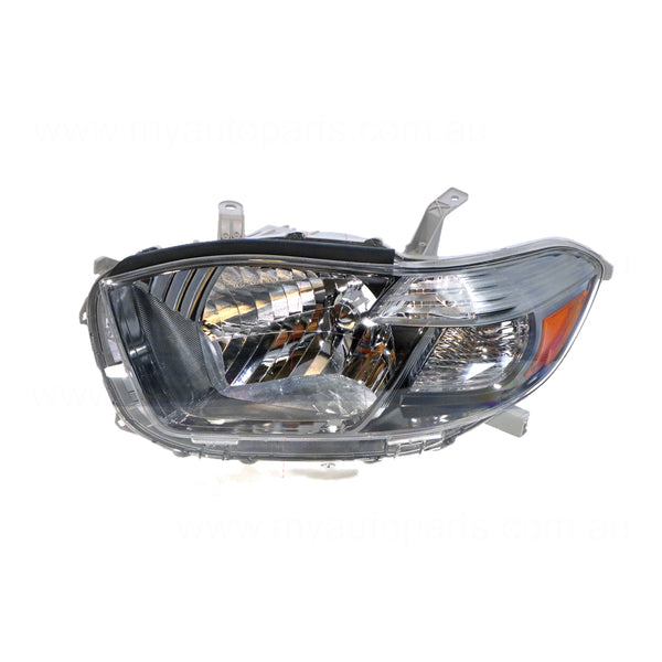 Halogen Head Lamp Passenger Side OEM Suits Toyota Kluger GSU40R/GSU45R KX-S & Grande 2007 to 2010