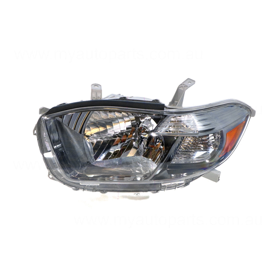 Halogen Head Lamp Passenger Side OEM Suits Toyota Kluger GSU40R/GSU45R KX-S & Grande 2007 to 2010