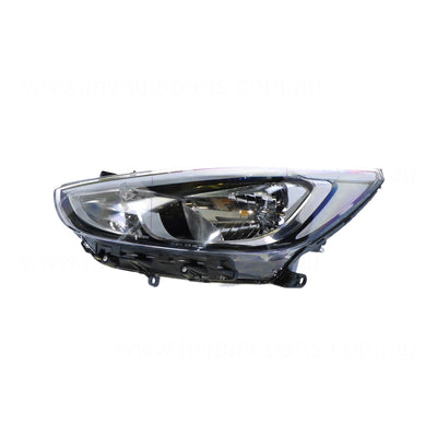 Halogen Head Lamp Passenger Side Certified Suits Hyundai Accent RB 2013 to 2017
