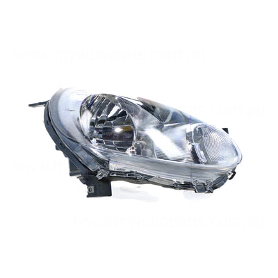 Halogen Head Lamp Drivers Side Genuine Suits Nissan Micra K13 2013 to 2015