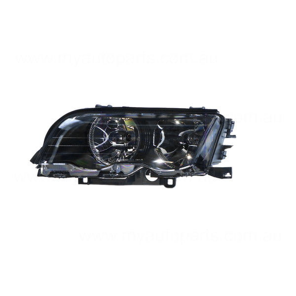 Halogen Head Lamp Passenger Side Certified Suits BMW 3 Series E46 Sedan 1998 to 2001