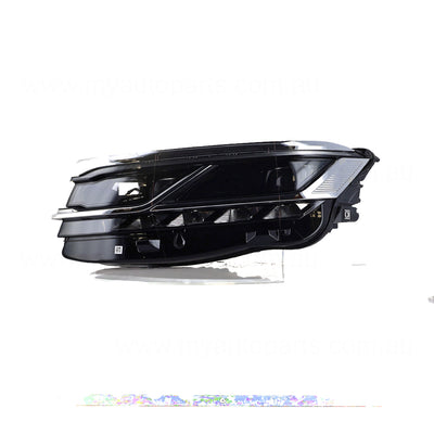 LED Head Lamp Passenger Side OEM Suits Volkswagen Touareg CR 2019 to 2021