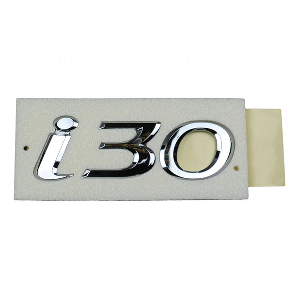 Tail Gate Emblem "i30" OEM suits Hyundai i30 GD