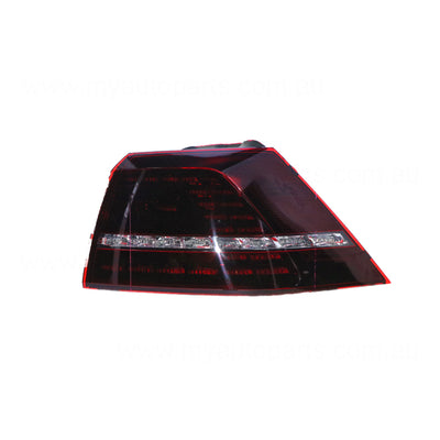 LED Tail Lamp Drivers Side Certified Suits Volkswagen Golf R MK 7 4/2014 to 7/2017