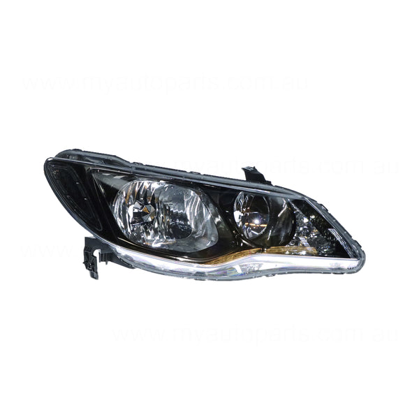 Head Lamp Drivers Side OEM Suits Honda Civic 8th Generation FD 2009 to 2012
