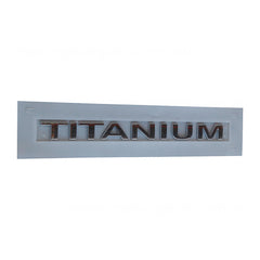 Boot lid Emblem "Titanium" OEM Suits Ford Focus LW 4/2011 to 8/2015