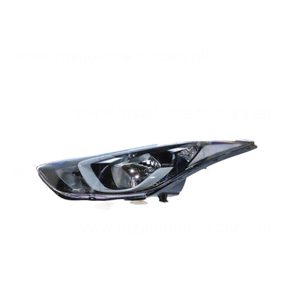 Halogen Head Lamp Passenger Side OEM Suits Hyundai Elantra MD 2013 to 2016