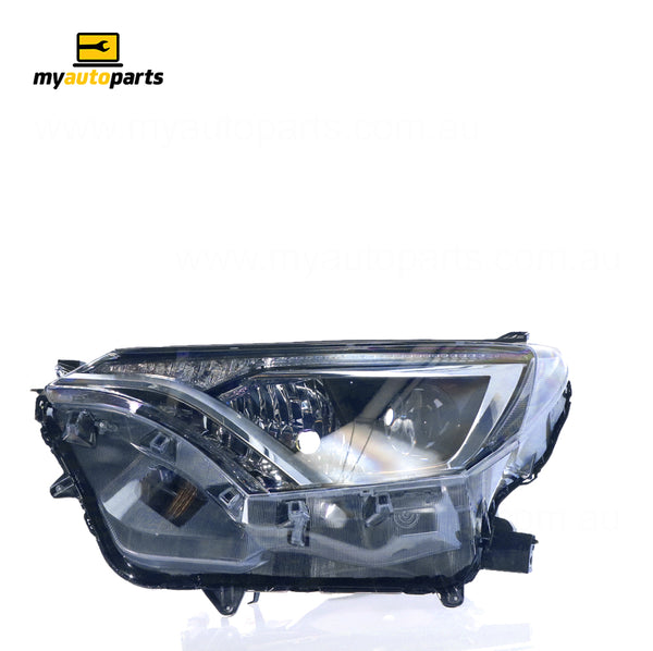 Certified Head Lamp Passenger Side suits Toyota RAV4 ALA49/ASA44/ZSA42, ALA49R 2015 to 2019