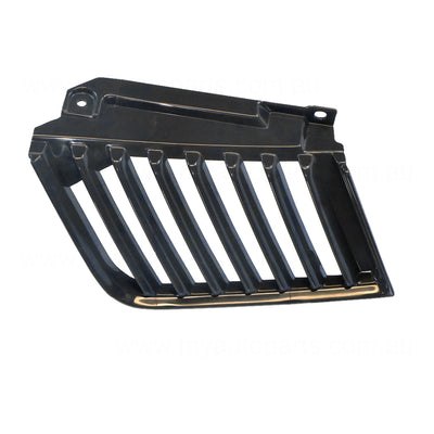 Black Grille Passenger Side Aftermarket suits Mitsubishi Triton ML 2006 to 2009