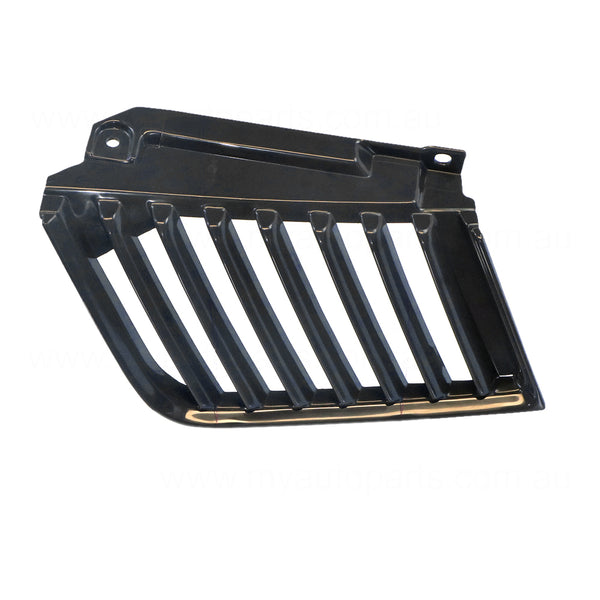 Black Grille Passenger Side Aftermarket suits Mitsubishi Triton ML 2006 to 2009
