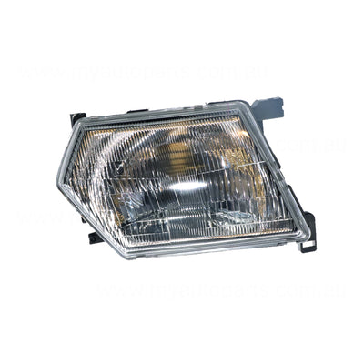 Head Lamp Drivers Side Certified Suits Nissan Patrol GU/Y61 1997 to 2016