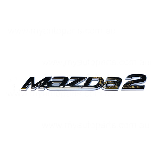 Tail Gate Emblem "Mazda 2" OEM Suits Mazda 2 DJ 2014 to 2017